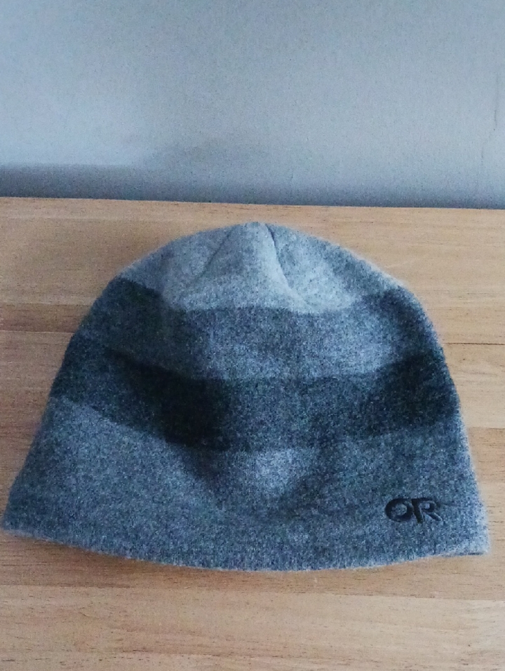 Outdoor Research Gray Striped Merino Wool Beanie